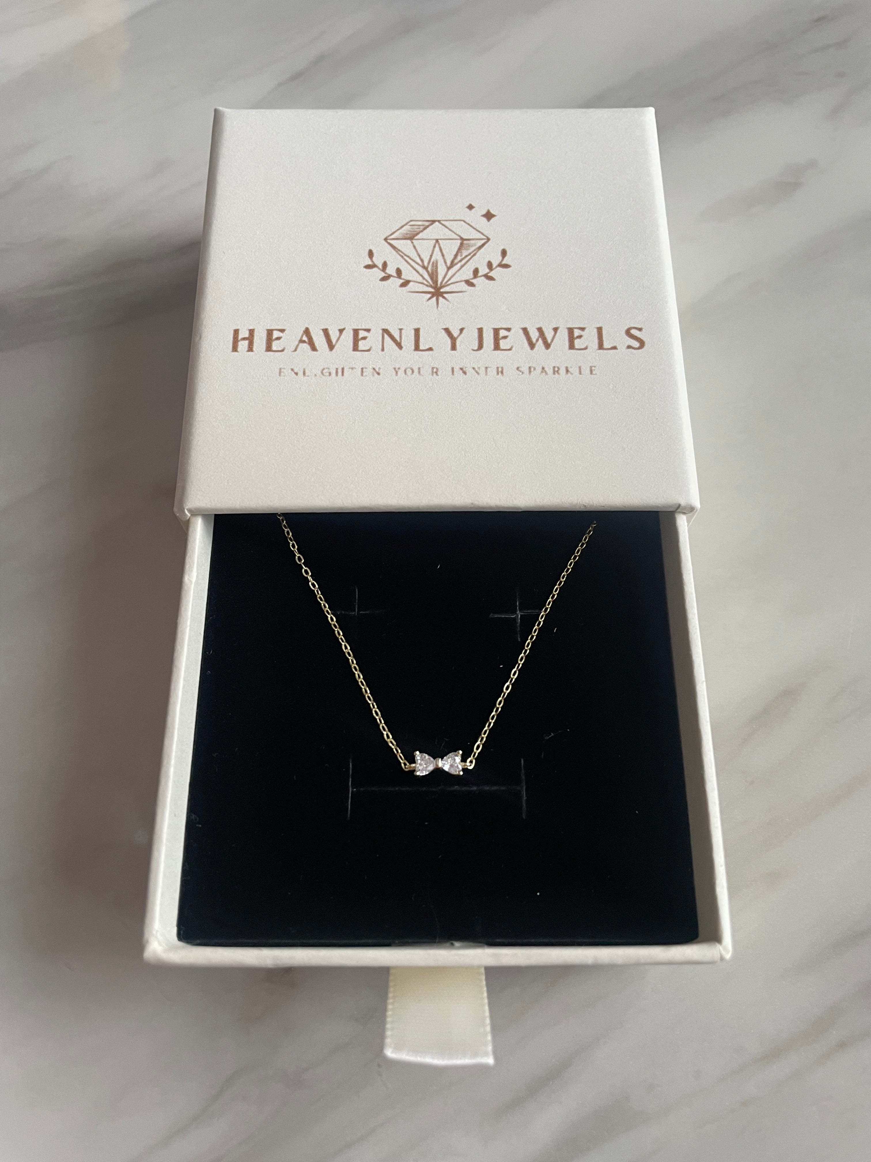18k Gold Plated 925 Sterling Silver Dainty Thin Bow Bracelet