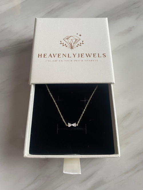 18k Gold Plated 925 Sterling Silver Dainty Thin Bow Bracelet