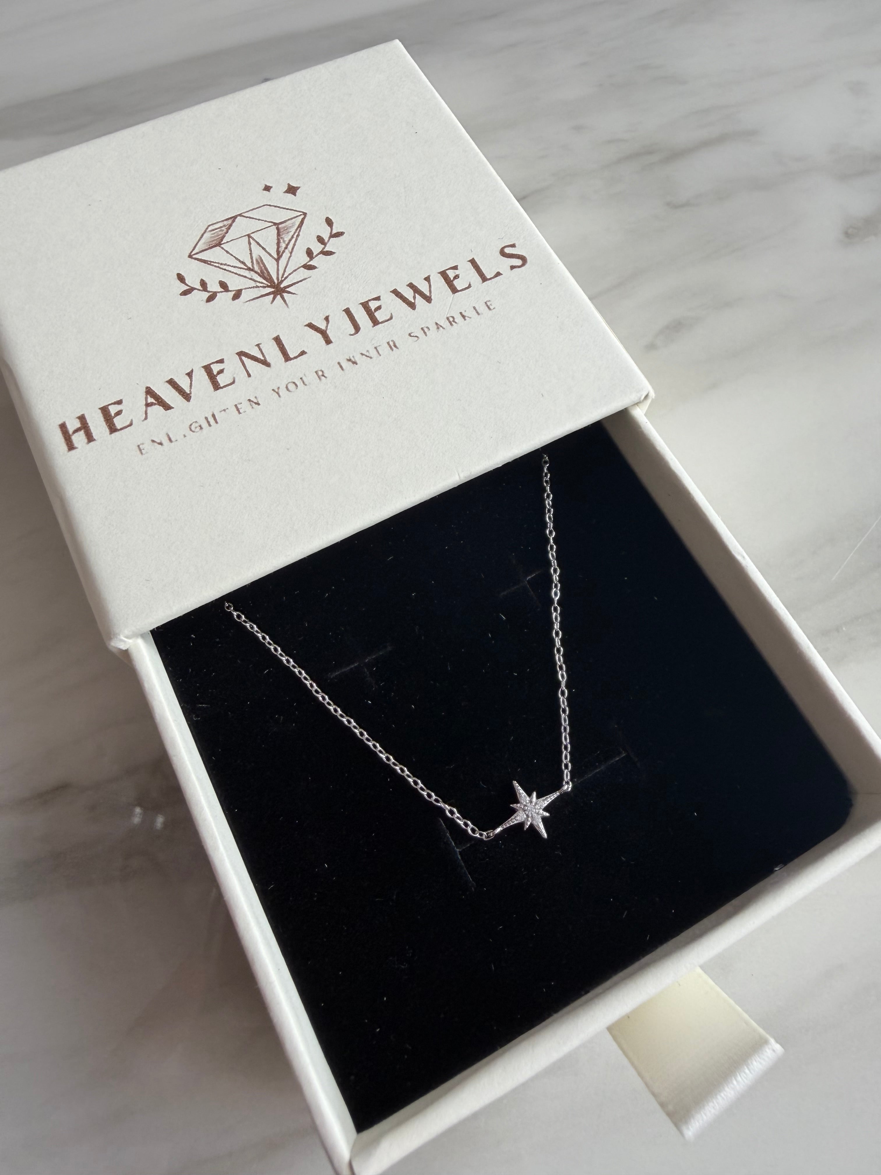 925 Sterling Silver Filled 8 Pointed Star Thin Dainty Bracelet