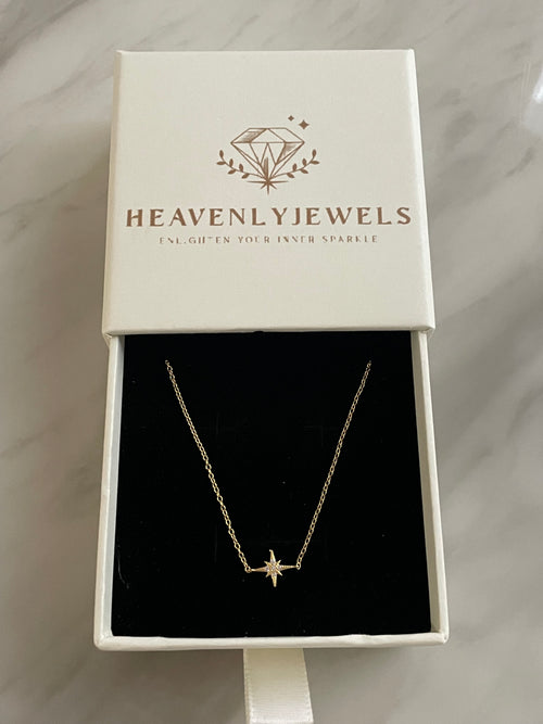18k Gold Plated 925 Sterling Silver Filled 8 Pointed Star Thin Dainty Bracelet