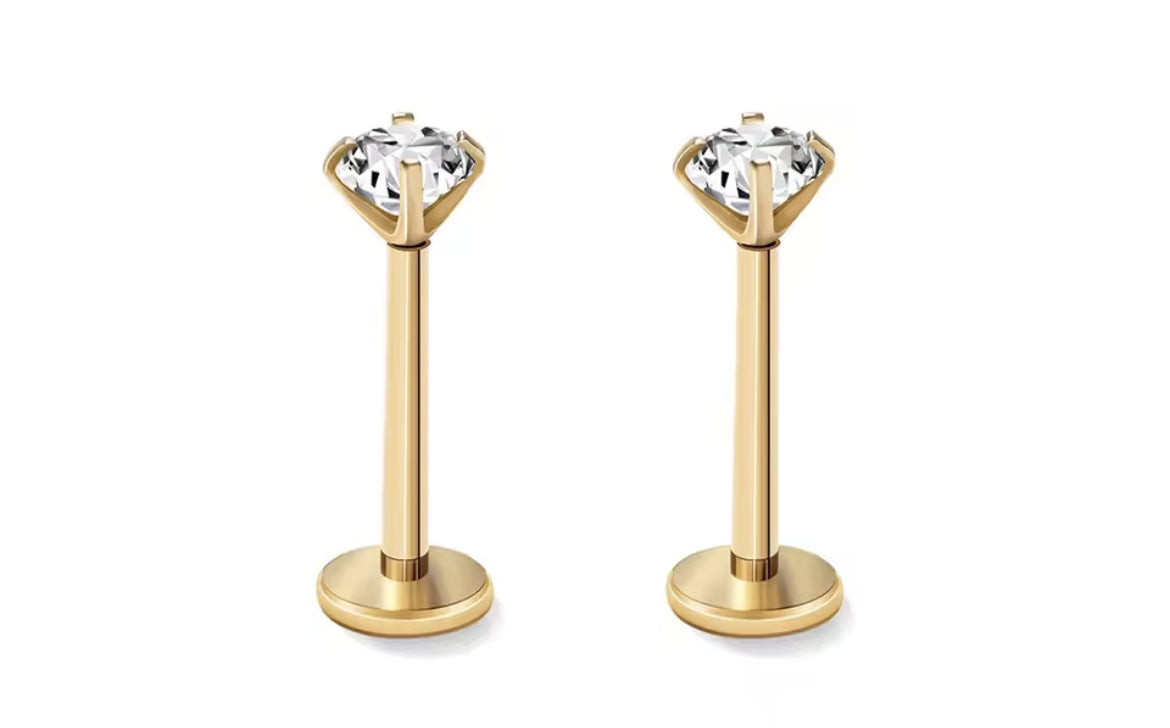 18k Gold Plated Stainless Steel Studs