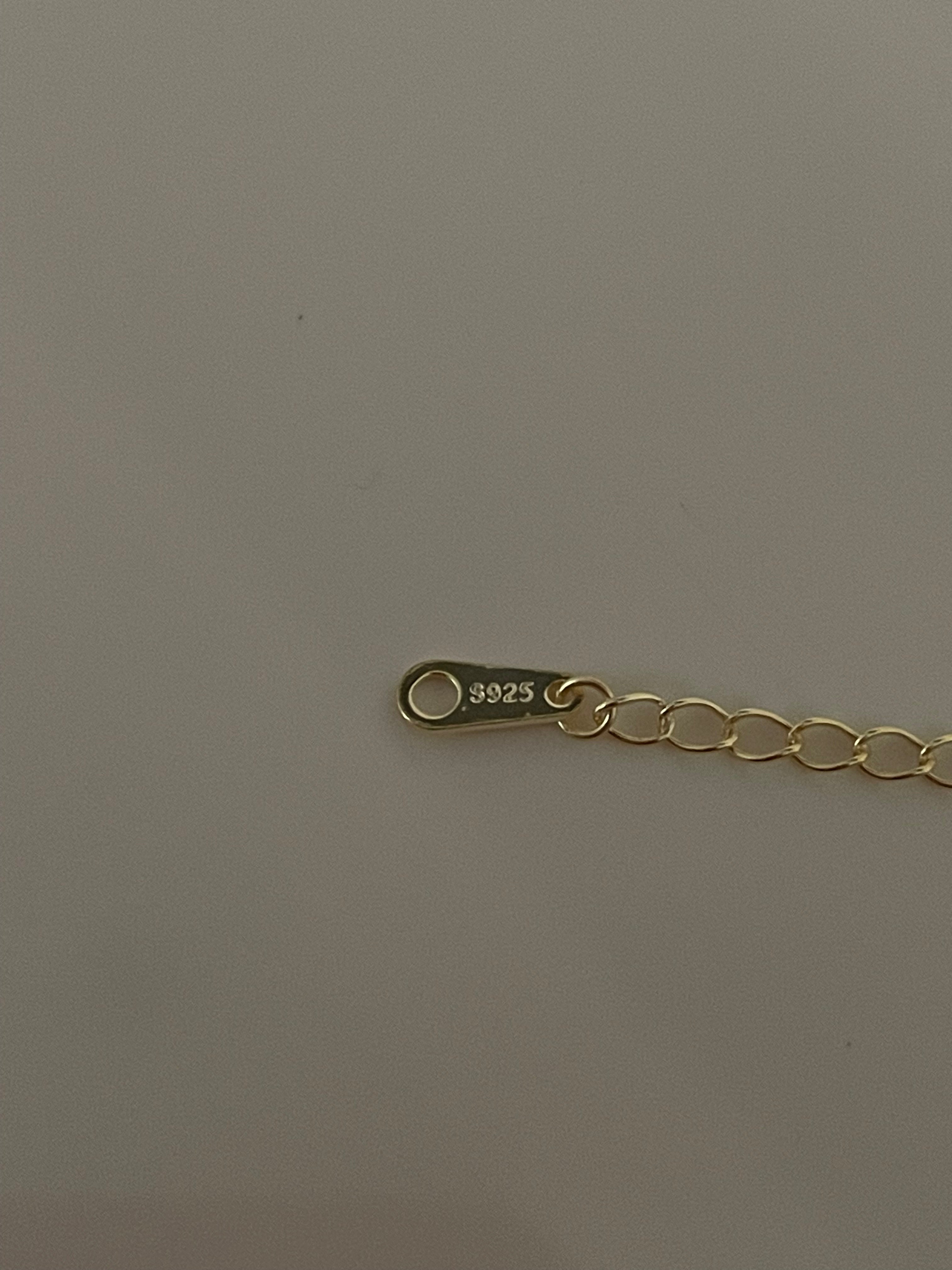 18k Gold Plated 925 Sterling Silver Dainty Thin Bow Bracelet