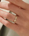 18k Gold Plated, 925 Sterling Silver Filled Ring Band